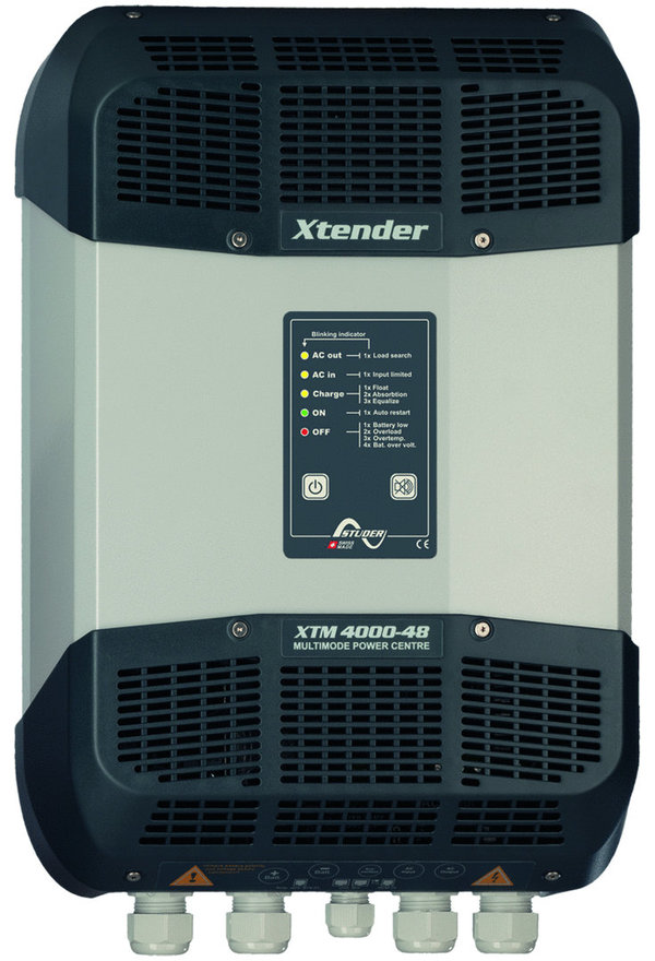 XTM 4000-48 - effizienter, einphasiger Batteriewechselrichter mit 3,5 kW Dauerleistung